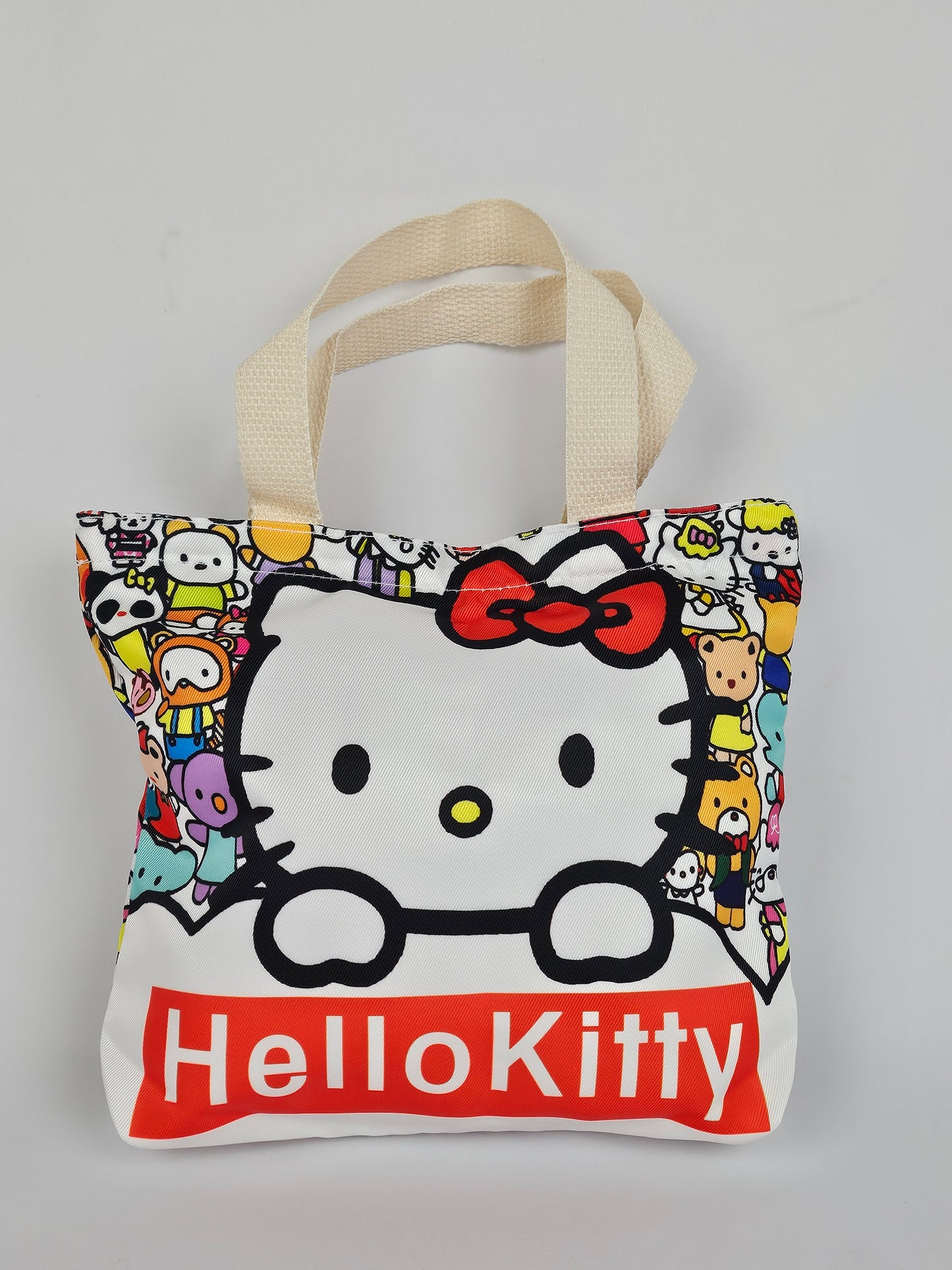 Hello Kitty Crowd Mini Tote – Color Pop Canvas Bag