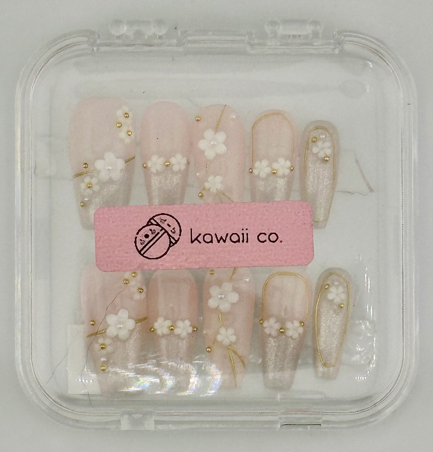 Moonlit Blossom Press-On Nails