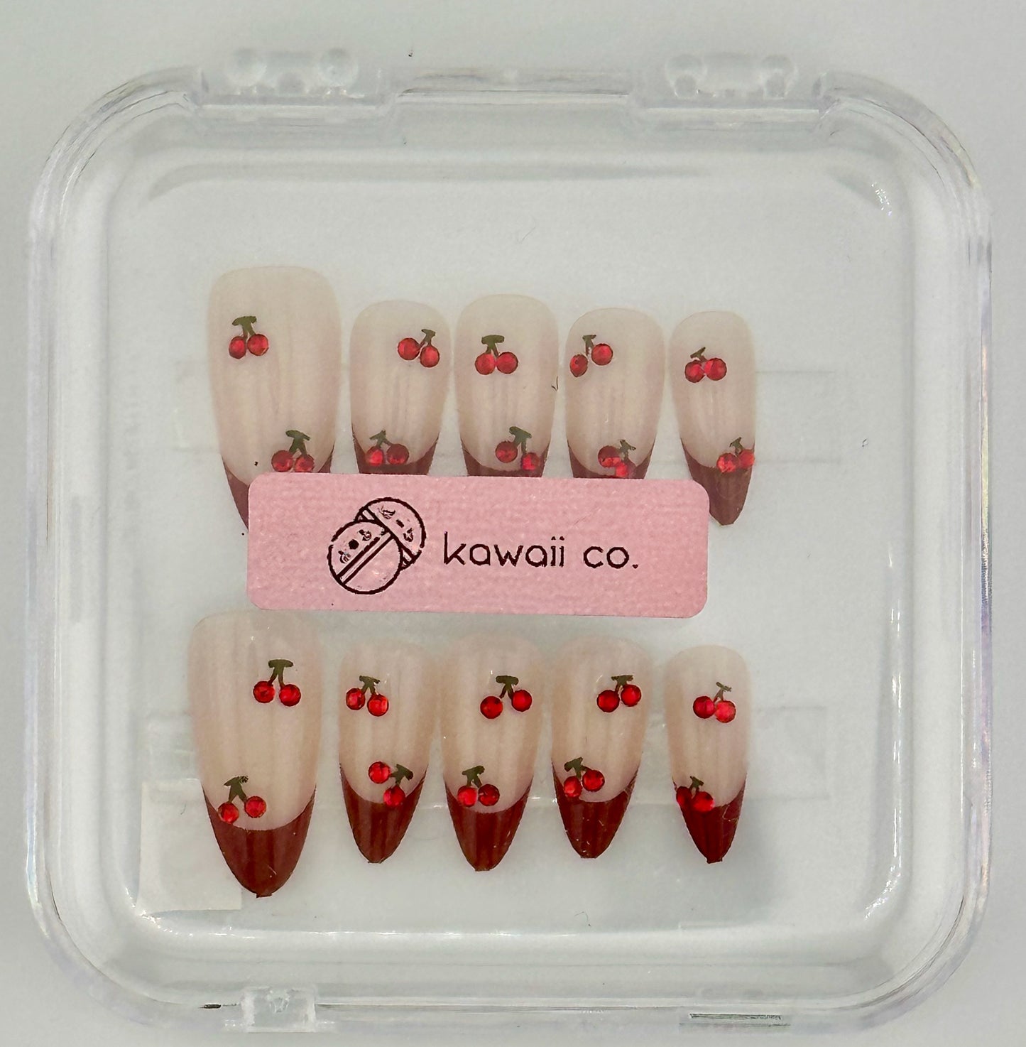 Cherry Jubilee Press-On Nails