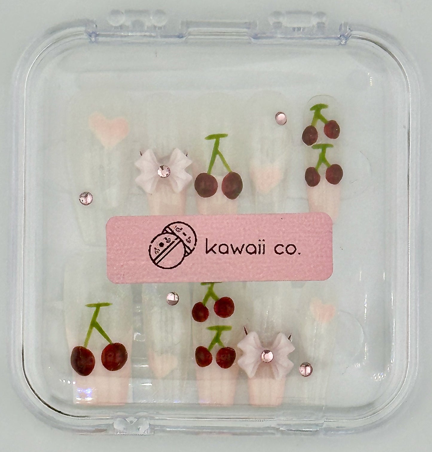 Cherry Kiss Press-On Nails