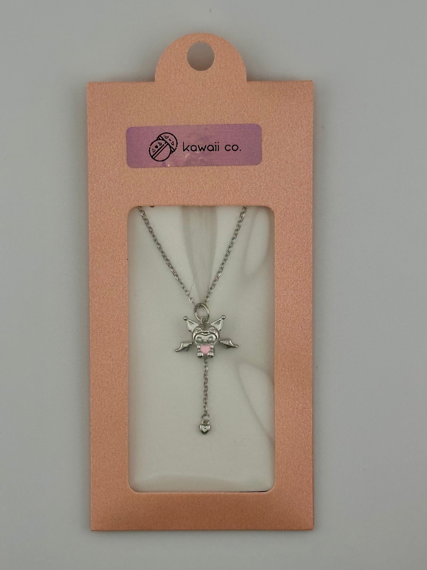 Kuromi Flapping Wings Pull Chain Necklace