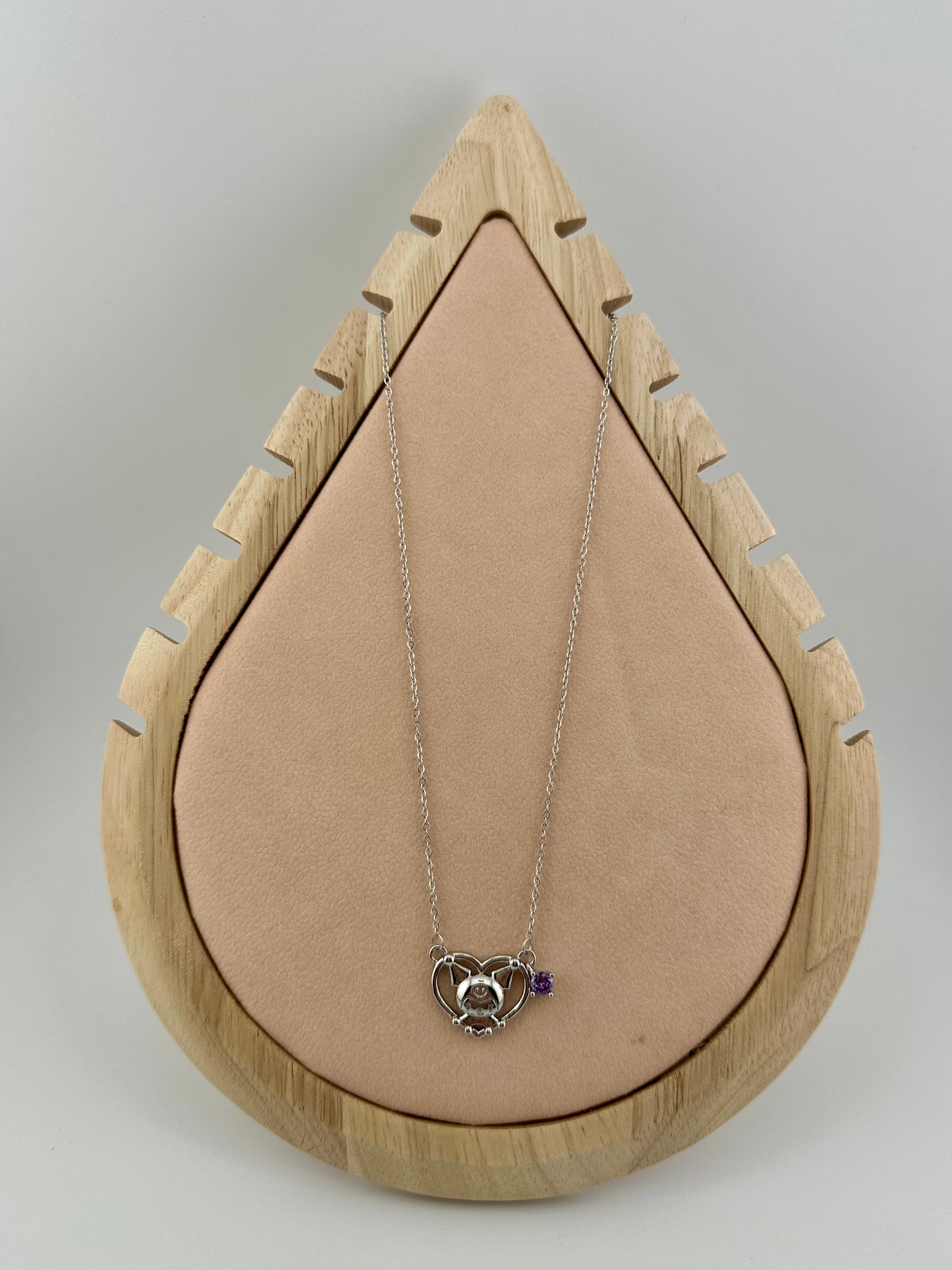 Kuromi Heart Pendant Necklace