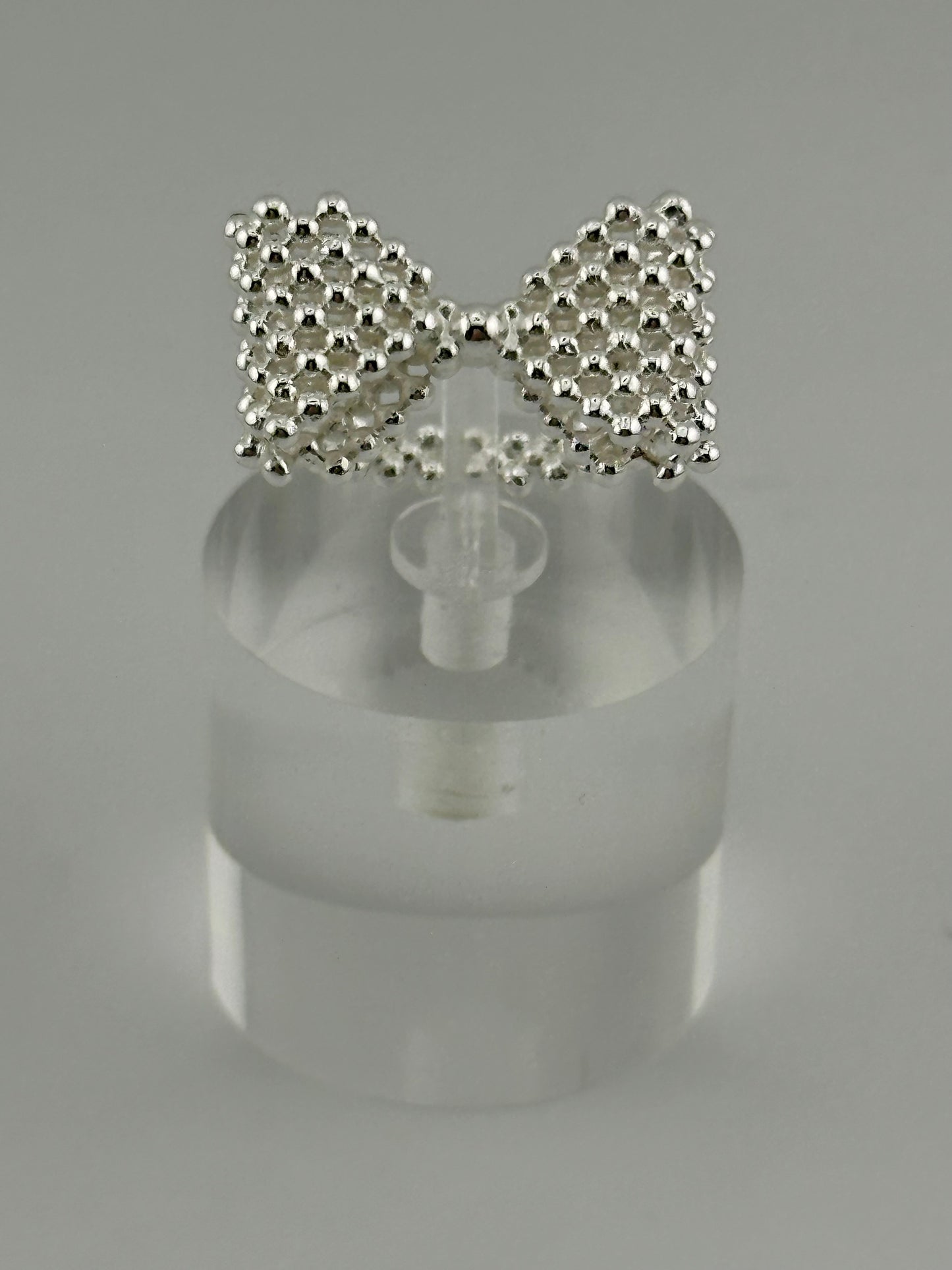 Sterling Silver Adjustable Bow Ring – Kawaii Co. Exclusive