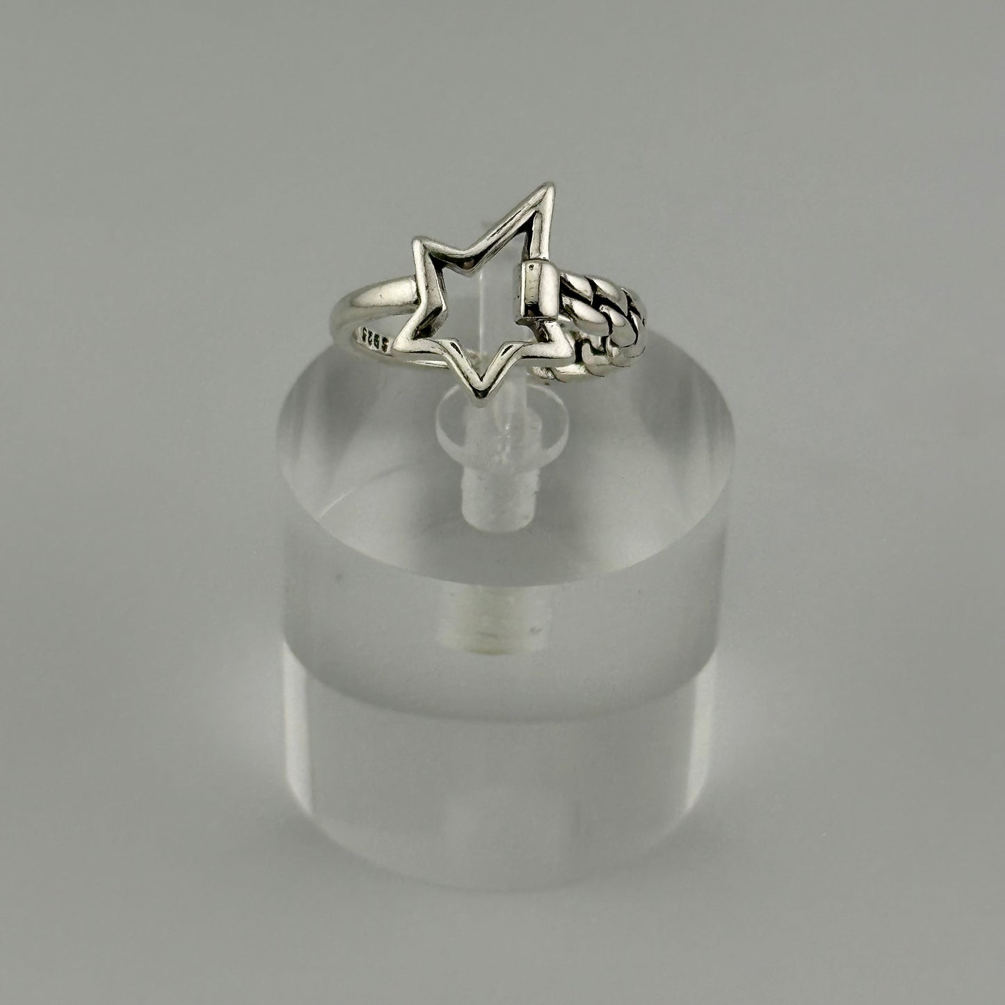 Sterling Silver Adjustable Star Ring – Celestial Cutie Style
