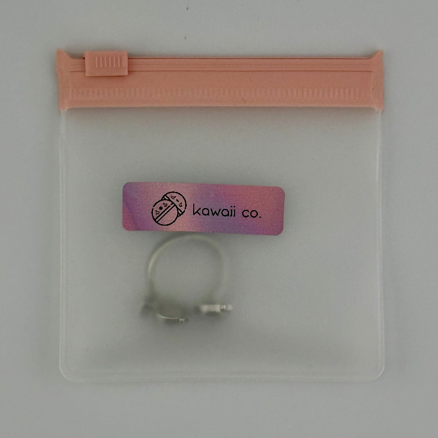 Little Twin Stars Adjustable Sterling Silver Ring β Kawaii Co. Edition