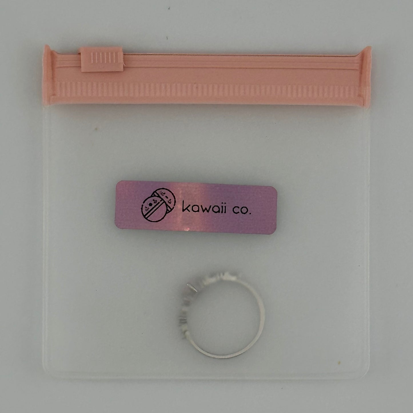 Sterling Silver Pink Heart Crown Ring β Size 7