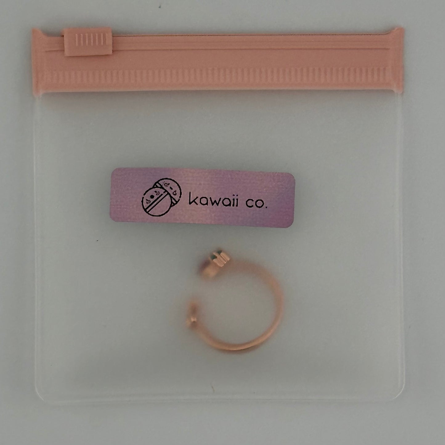 My Melody Strawberry Ring β Rose Gold Adjustable Cutie