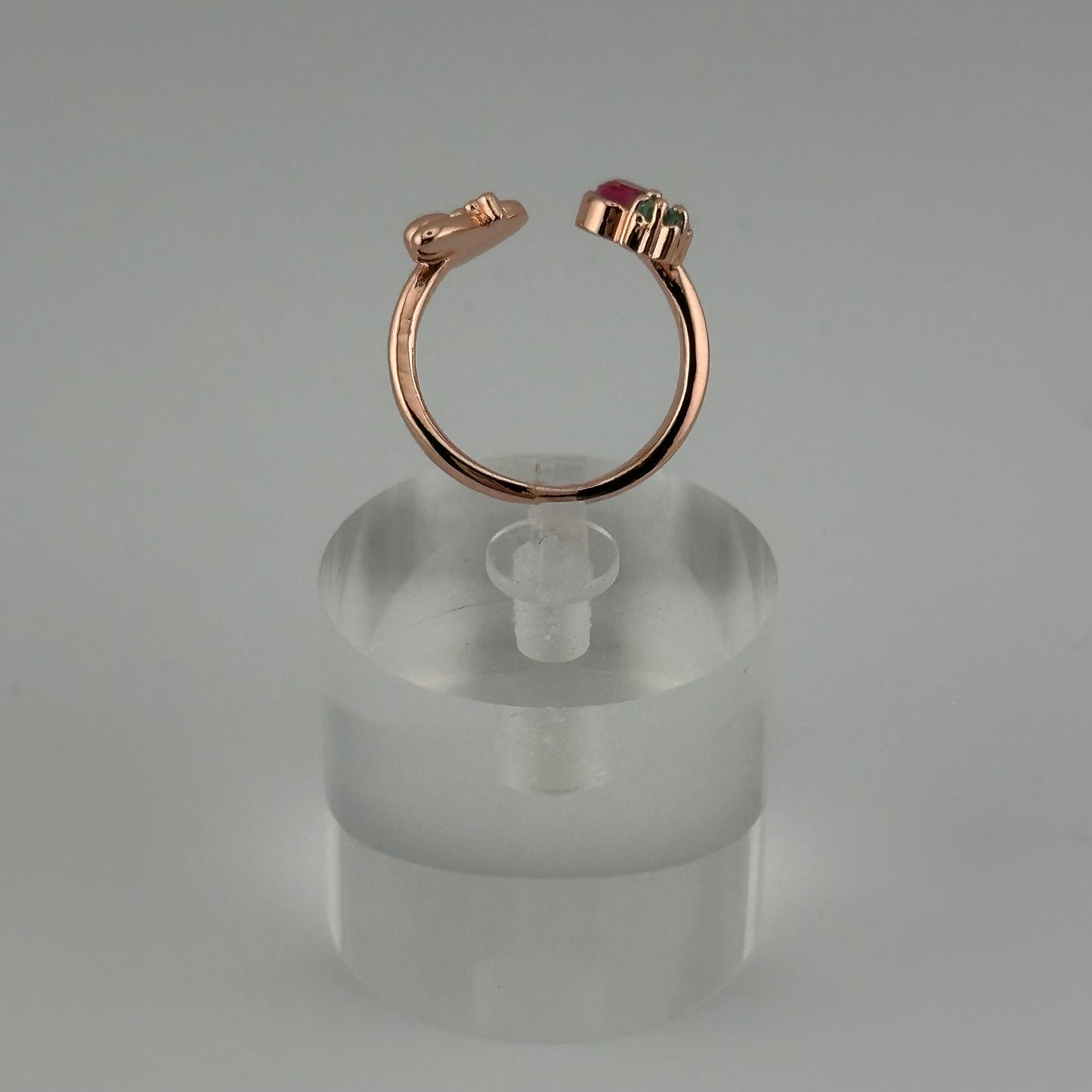 My Melody Strawberry Ring β Rose Gold Adjustable Cutie