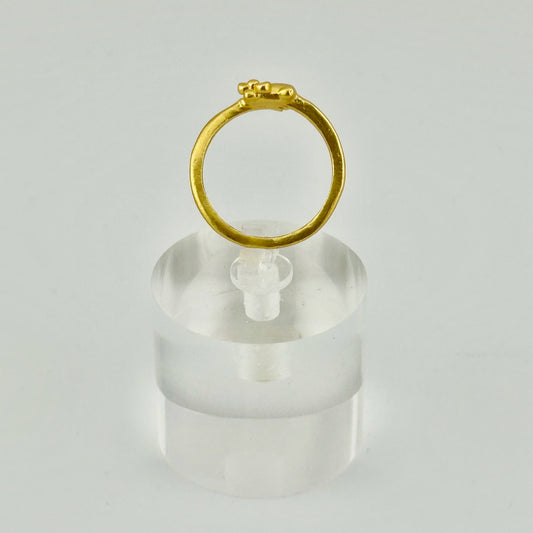 Hello Kitty Gold Tone Adjustable Ring