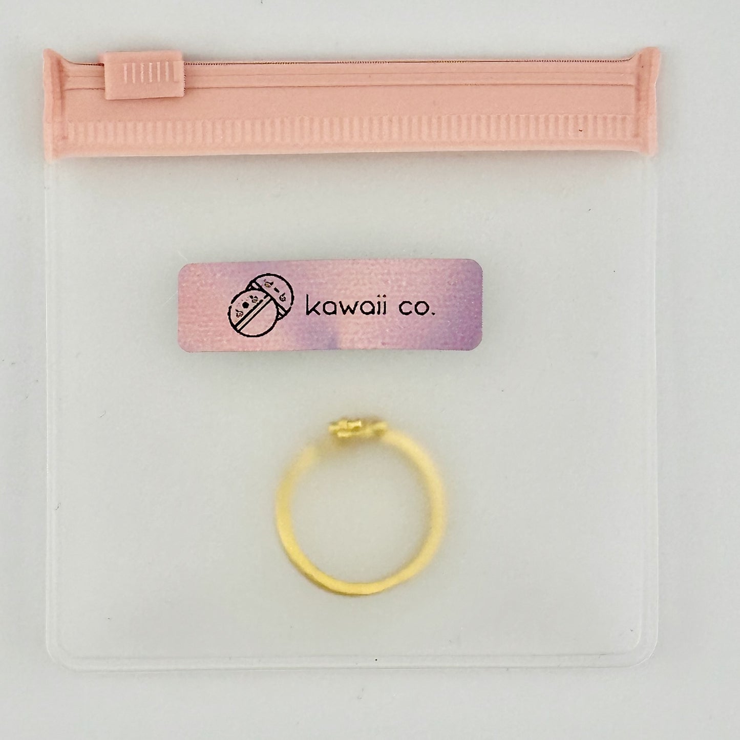 Hello Kitty Gold Tone Adjustable Ring
