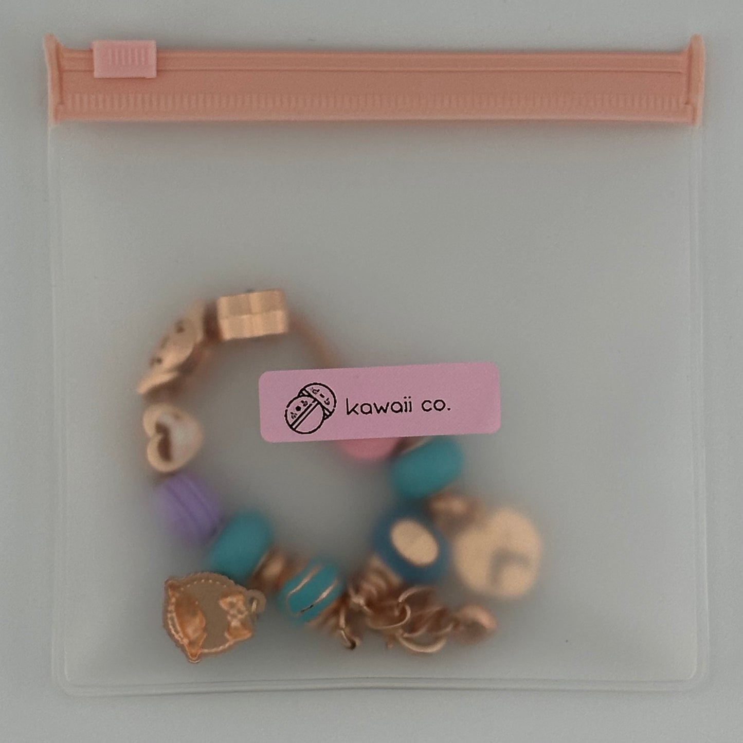 Rose Gold Cinnamoroll Charm Bracelet