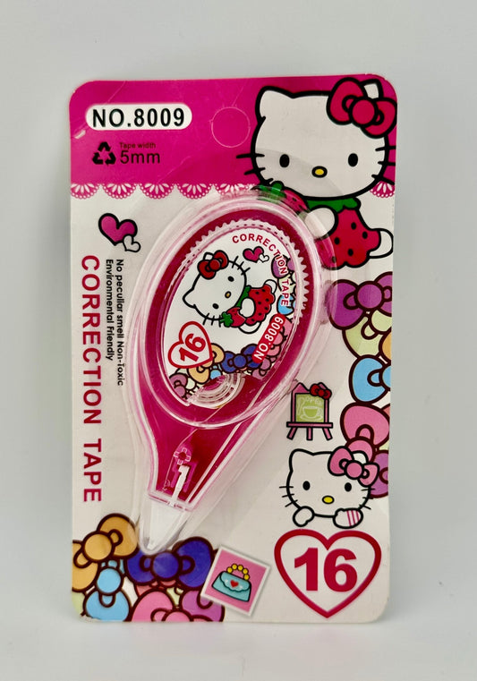 Hello Kitty Correction Tape Roller (5mm) | Cute Kawaii Whiteout Tape | Sanrio School & Office Supplies - Kawaii Co.