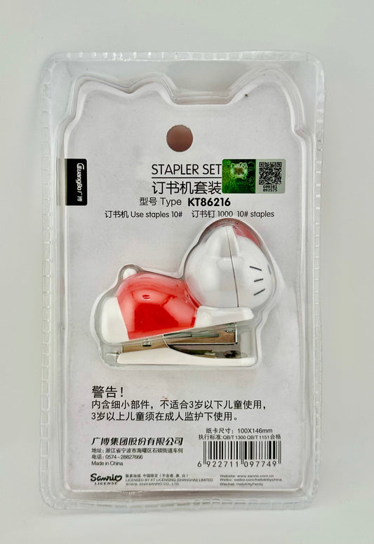 Hello Kitty Mini Stapler Set with Staples | Cute Kawaii Desk Stapler | Sanrio Office & School Supplies - Kawaii Co.