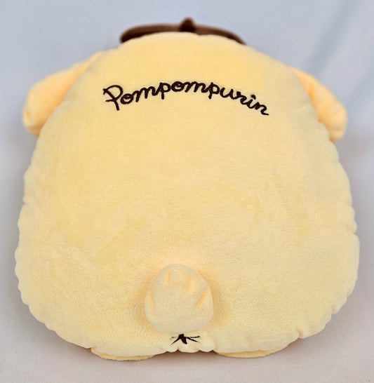 Pompompurin Kawaii Plush – Round Pudgy Pup with Beret & Bow Tie - Kawaii Co.