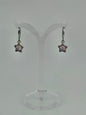 Purple Star Dangle Earrings