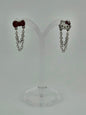 Hello Kitty & Bow Dual Chain Earrings – Kawaii Statement Studs