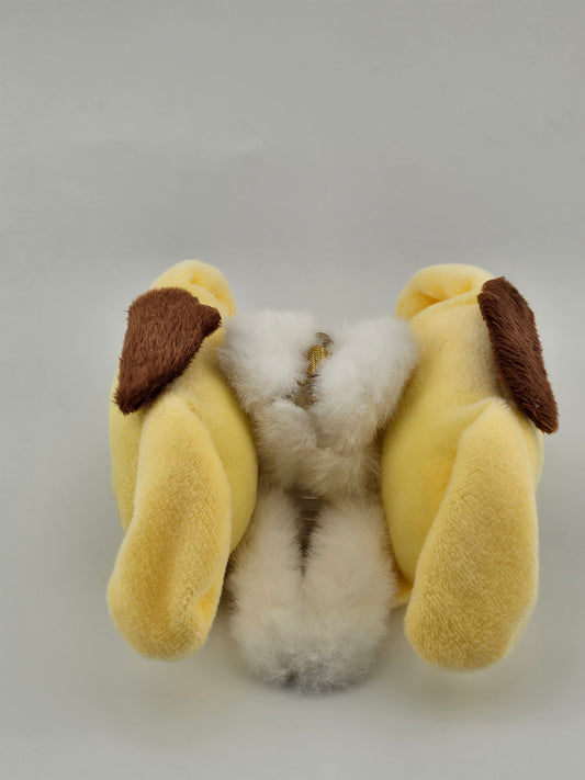 Purin Pudding Puff Hair Claw – Plush Clip Accessory