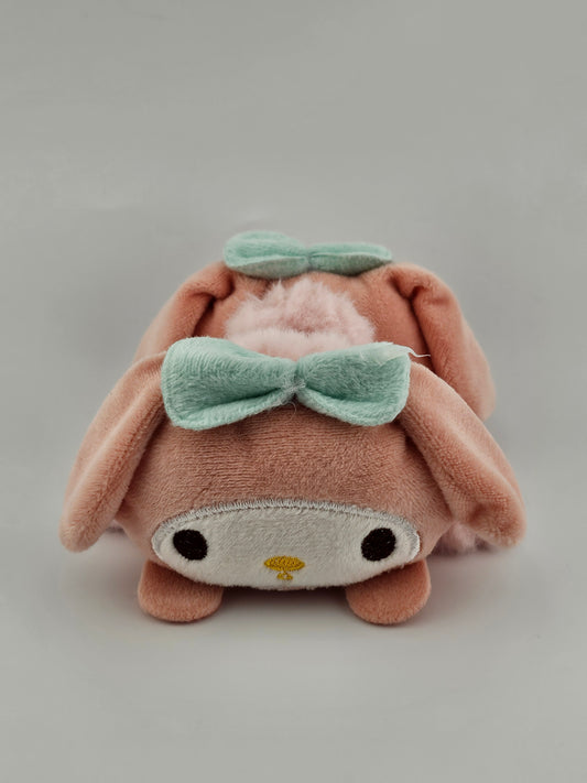 Sweet Bow My Melody Hair Claw – Plush Clip Accessory
