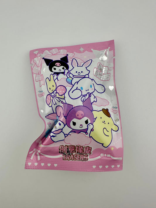 Sanrio Mystery Eraser Blind Bag | Kuromi & Friends Kawaii Erasers