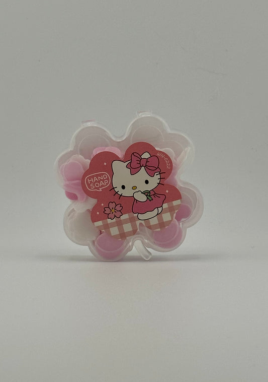 Sanrio Flower Case Portable Soap Flakes