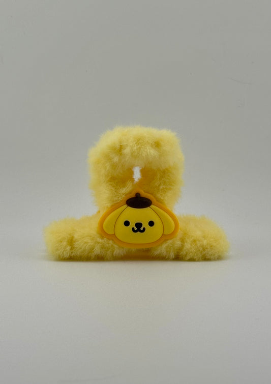 Fuzzy Sanrio Character Hair Claw Clip