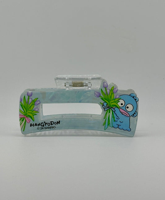💙 Hangyodon Floral Acrylic Hair Claw Clip 💙