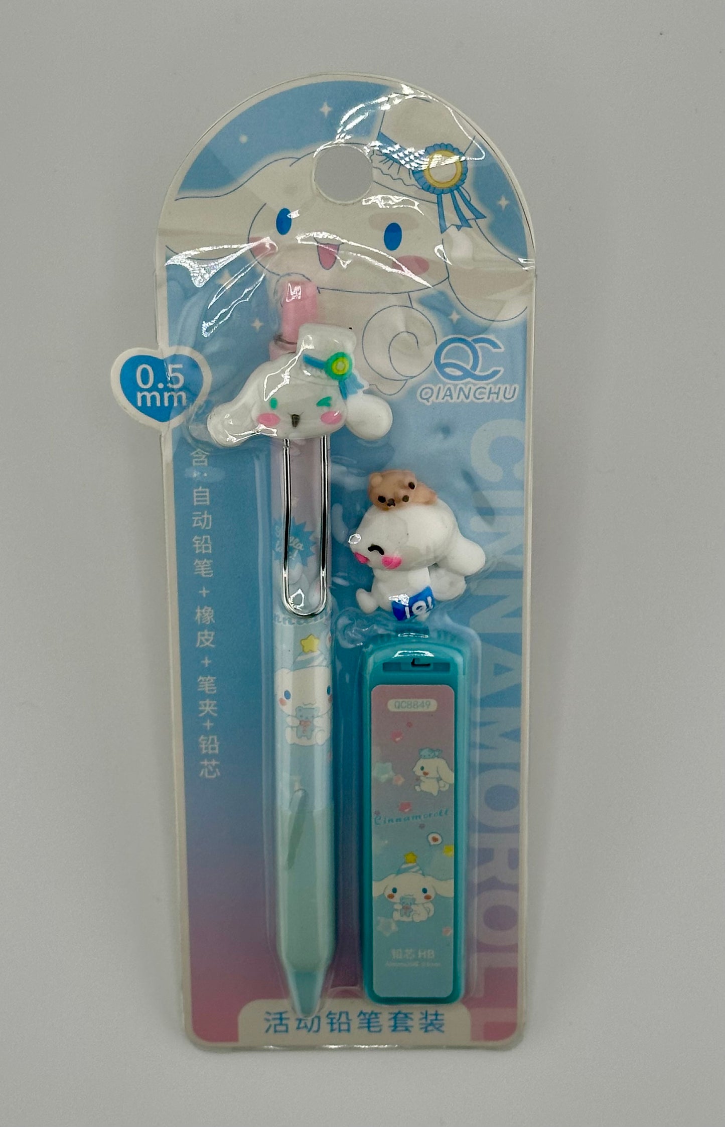 Sanrio Character Mechanical Pencil Set – 0.5mm | My Melody, Pochacco, Kuromi & Cinnamoroll