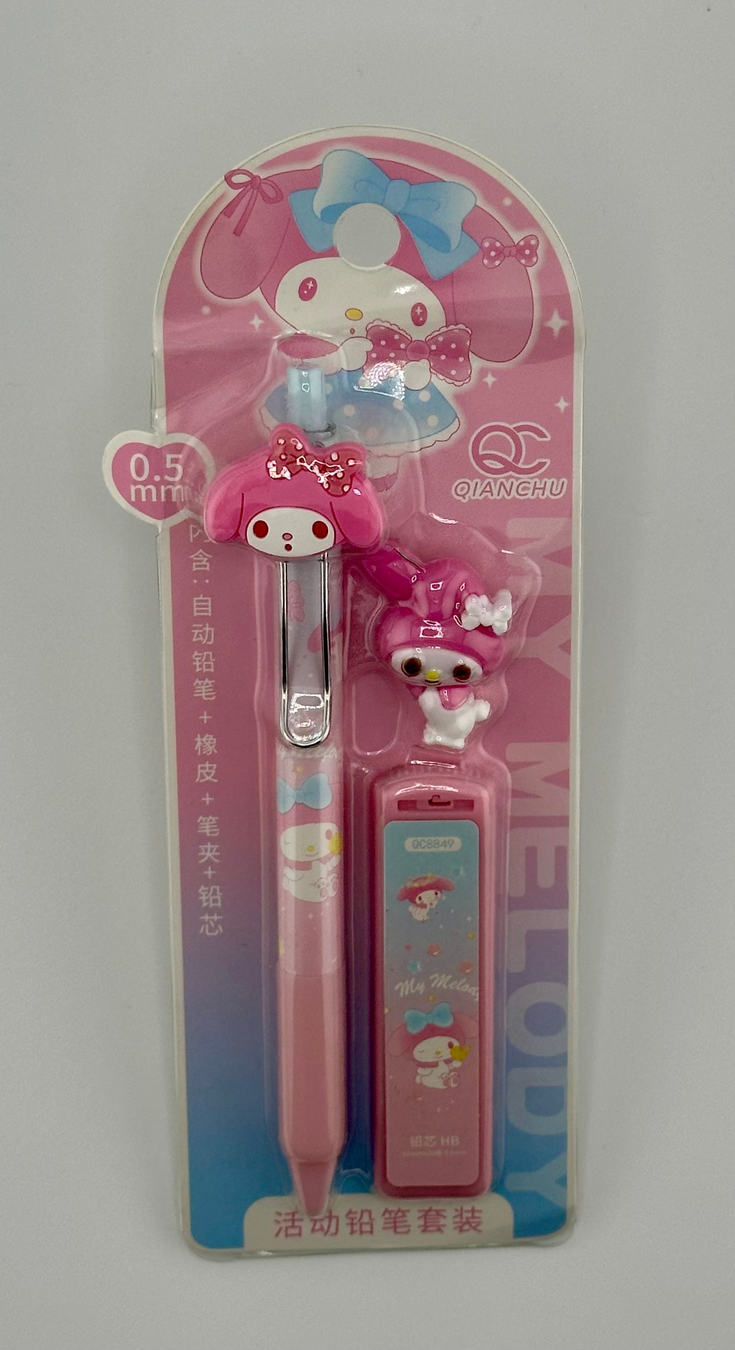 Sanrio Character Mechanical Pencil Set – 0.5mm | My Melody, Pochacco, Kuromi & Cinnamoroll