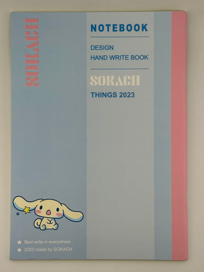 Sanrio Character B5 Notebook – 30 Sheets | Cinnamoroll, Kuromi, Hello Kitty & Pochacco