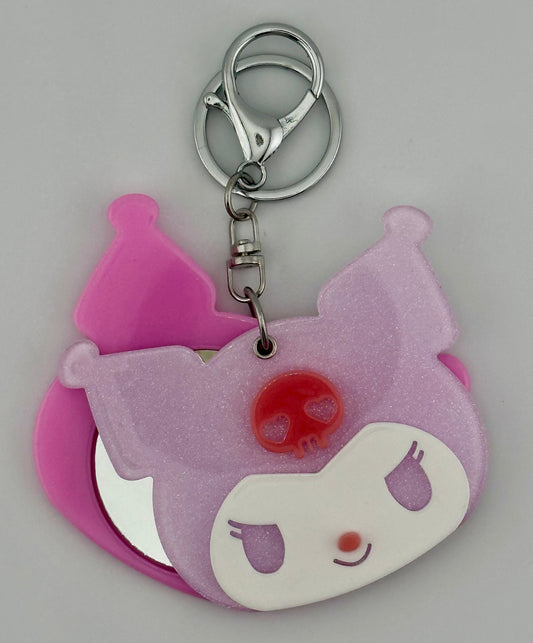 Kuromi Keychain Mirror