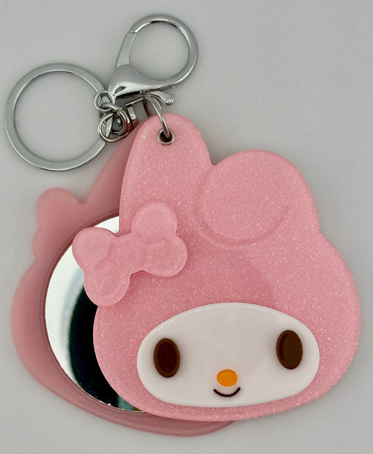 My Melody Keychain Mirror