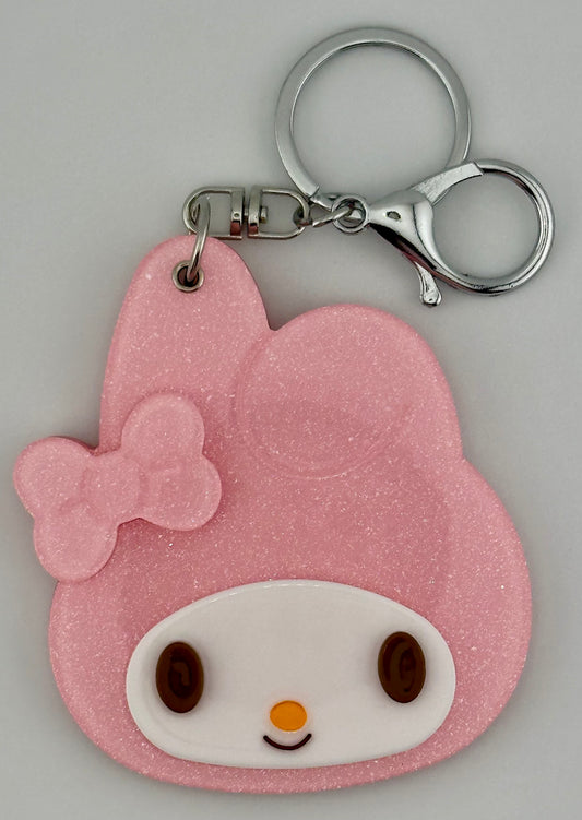 My Melody Keychain Mirror