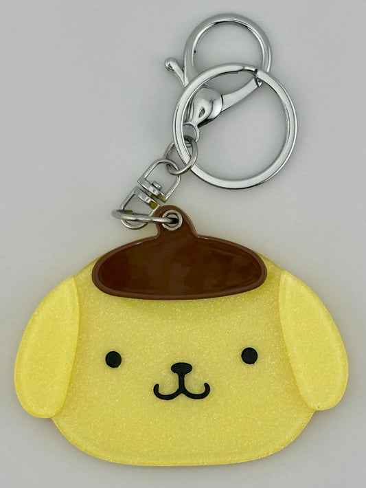 Pompompurin Keychain Mirror