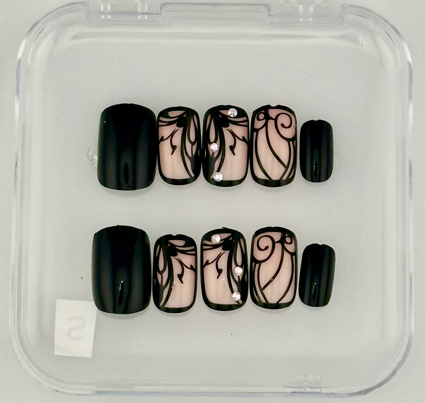 Midnight Lace Press-On Nails