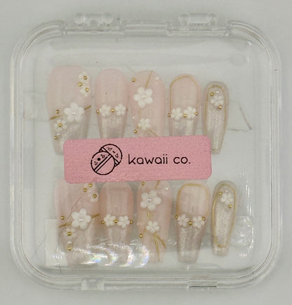 Moonlit Blossom Press-On Nails