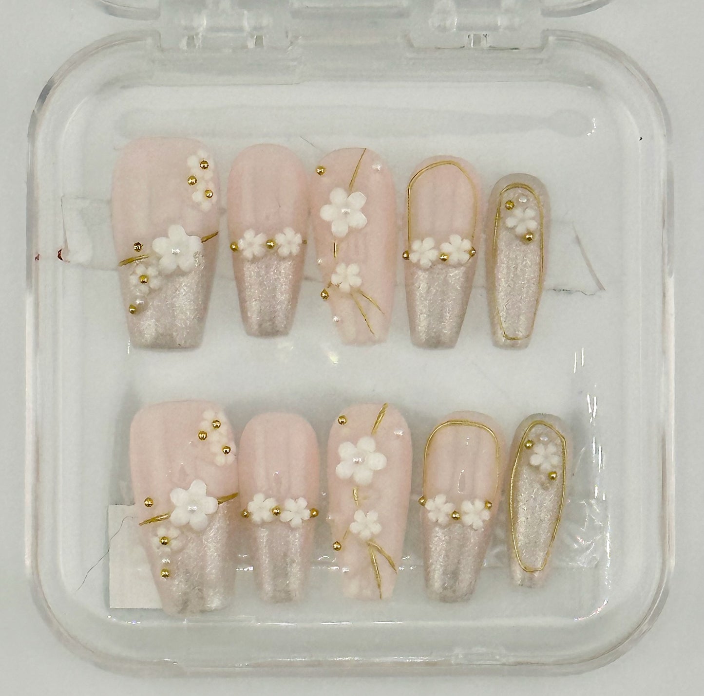 Moonlit Blossom Press-On Nails
