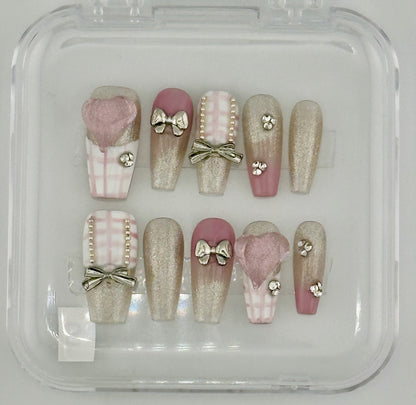 Sweetheart Soiree Press-On Nails