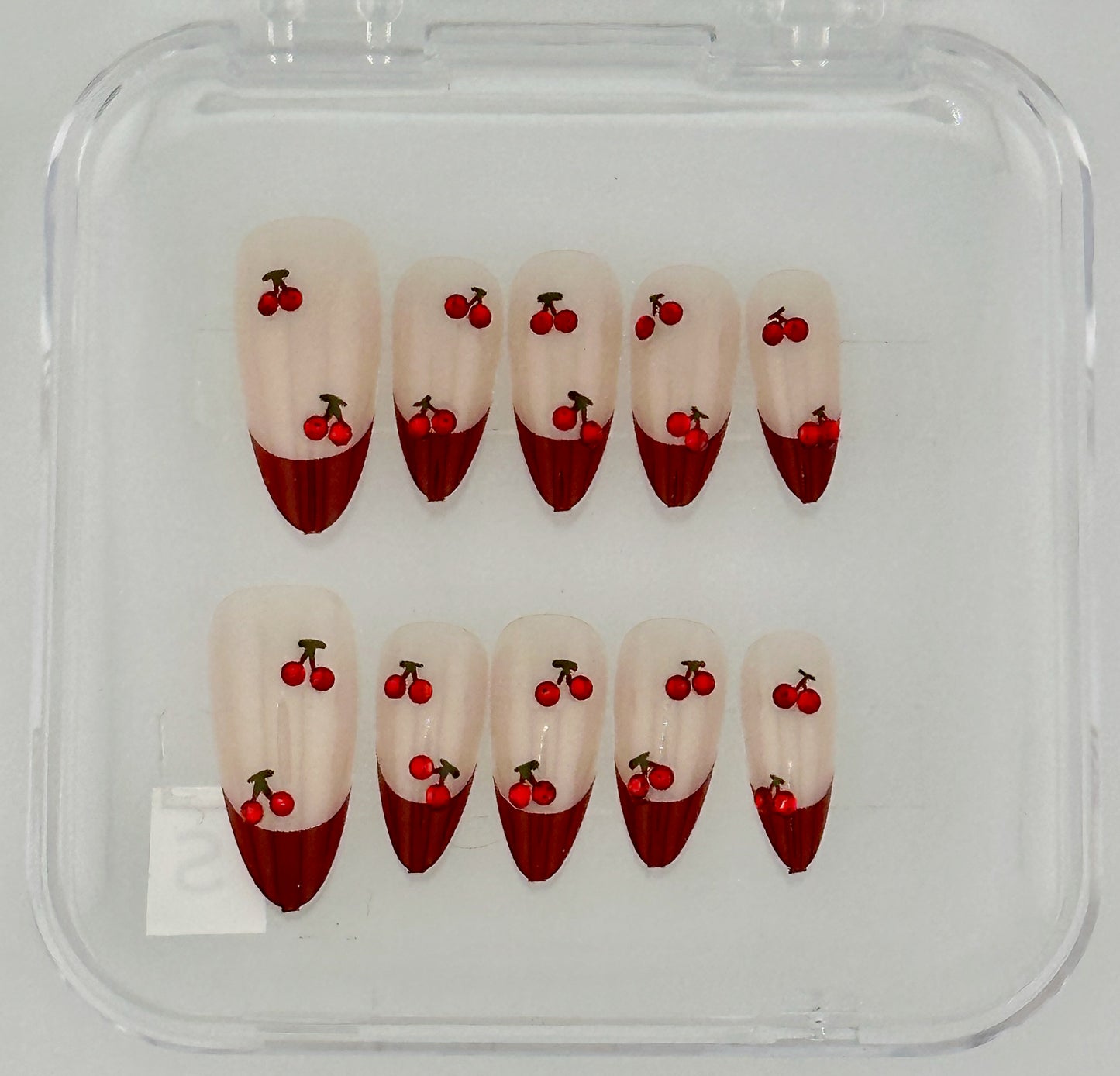 Cherry Jubilee Press-On Nails