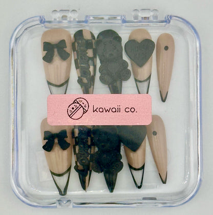 Noir Playground Press-On Nails