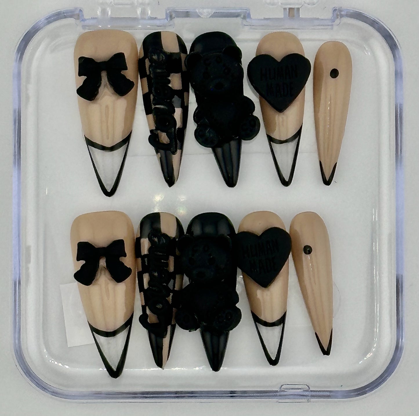 Noir Playground Press-On Nails