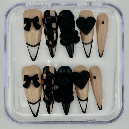 Noir Playground Press-On Nails
