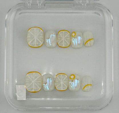 Lemon Sorbet Press-On Nails