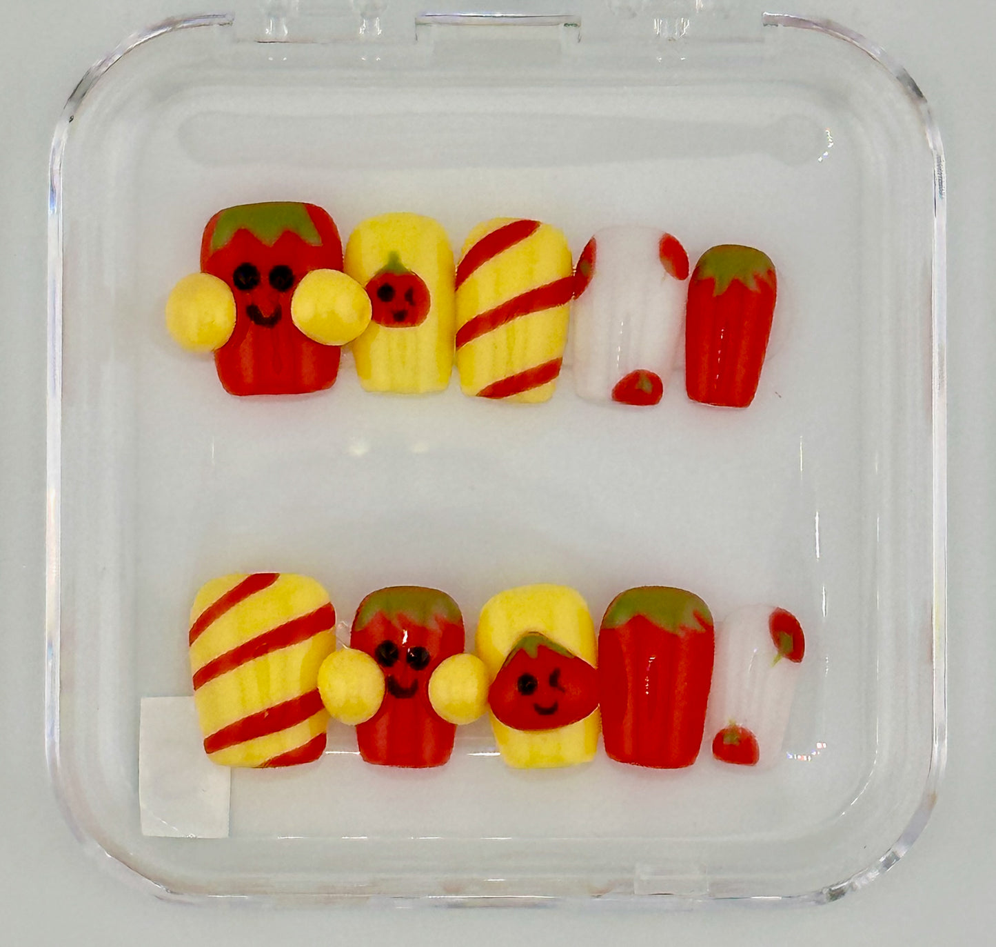 Tomato Picnic Press-On Nails