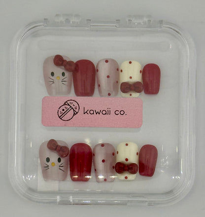 Hello Kitty Retro Dots Press-On Nail Set