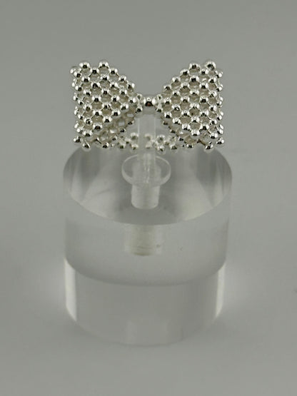 Sterling Silver Adjustable Bow Ring – Kawaii Co. Exclusive