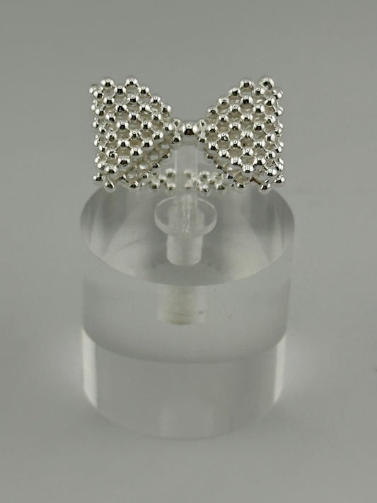 Sterling Silver Adjustable Bow Ring – Kawaii Co. Exclusive