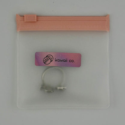 Little Twin Stars Adjustable Sterling Silver Ring – Kawaii Co. Edition