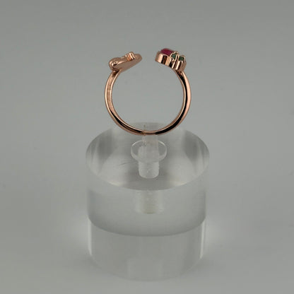 My Melody Strawberry Ring – Rose Gold Adjustable Cutie