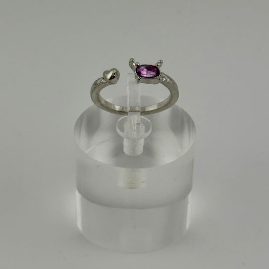 Kuromi Adjustable Ring – Mischief & Sparkle Edition