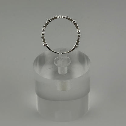 Sterling Silver Three-Heart Adjustable Ring – Dainty Love Stack
